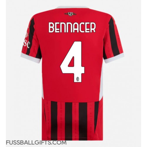 AC Milan Ismael Bennacer #4 Fußballbekleidung Heimtrikot Damen 2024-25 Kurzarm